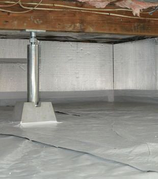 crawl space insulation in Greenfield