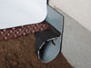 French Drain or Drain Tile system installed in a Massachusetts and Rhode Island crawl space